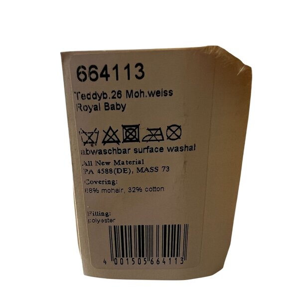 Steiff Teddy Bear George Royal Baby Limited Edition 664113 Mohair w/Tag - Picture 10 of 10